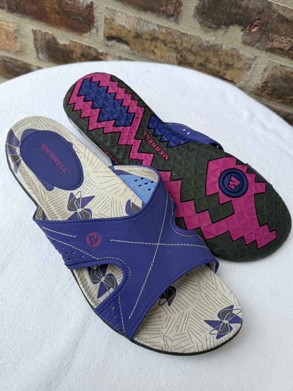 Merrell Lorelei Slide Ultra Marine Performance Wear Sandals Shoes Women’s 11